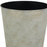7" Silver Recycled Plastic Indoor Outdoor Round Nursery Pot - Homeroots - Flyclothing LLC
