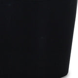 6" Black Recycled Plastic Indoor Outdoor Round Pot Planter - Homeroots - Flyclothing LLC