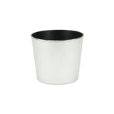 6" Silver Recycled Plastic Indoor Outdoor Round Pot Planter - Homeroots - Flyclothing LLC