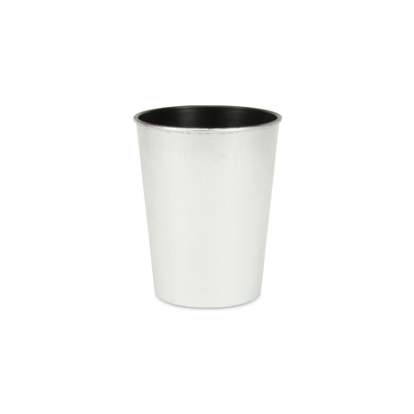 5" Silver Recycled Plastic Indoor Outdoor Round Pot Planter - Homeroots - Flyclothing LLC