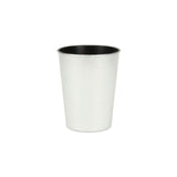 5" Silver Recycled Plastic Indoor Outdoor Round Pot Planter - Homeroots - Flyclothing LLC