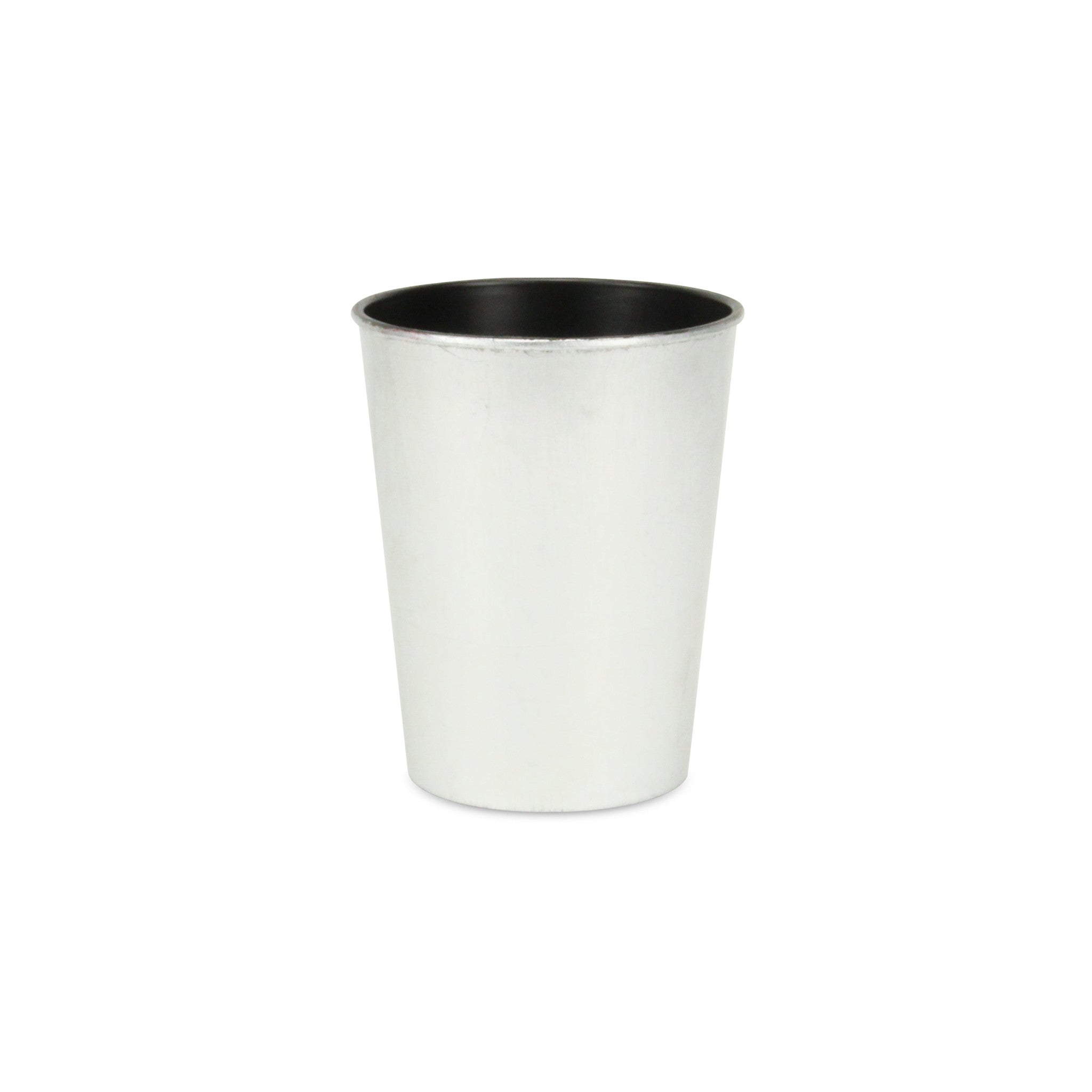 5" Silver Recycled Plastic Indoor Outdoor Round Pot Planter - Homeroots - Flyclothing LLC