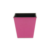 5" Hot Pink Recycled Plastic Indoor Outdoor Rectangular Nursery Pot - Homeroots