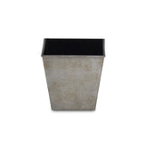 5" Gray Recycled Plastic Indoor Outdoor Rectangular Nursery Pot - Homeroots