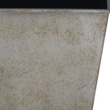5" Gray Recycled Plastic Indoor Outdoor Rectangular Nursery Pot - Homeroots - Flyclothing LLC