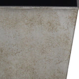 5" Gray Recycled Plastic Indoor Outdoor Rectangular Nursery Pot