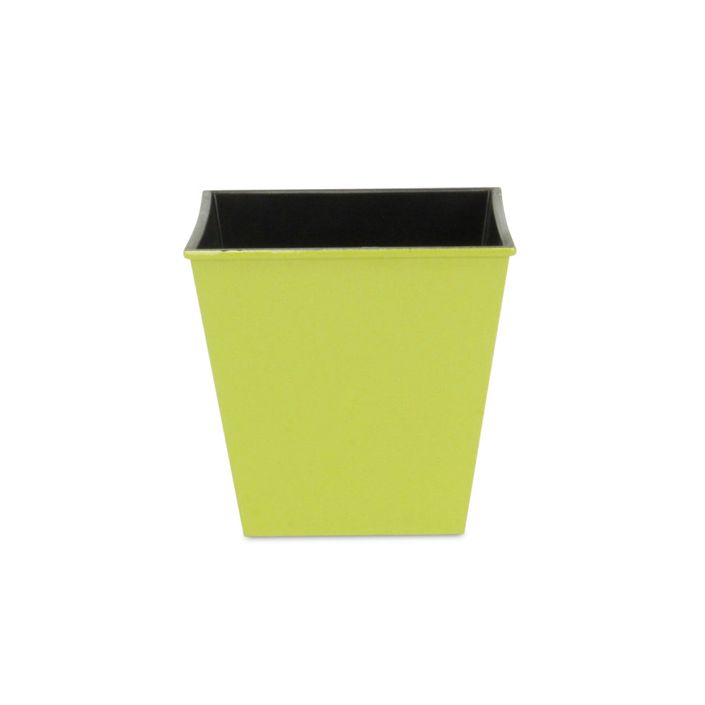 5" Lime Green Recycled Plastic Indoor Outdoor Rectangular Pot Planter - Homeroots - Flyclothing LLC