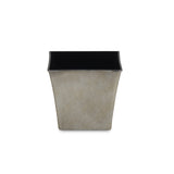 7" Gray Recycled Plastic Indoor Outdoor Square Pot Planter - Homeroots - Flyclothing LLC