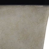 7" Gray Recycled Plastic Indoor Outdoor Square Pot Planter - Homeroots - Flyclothing LLC