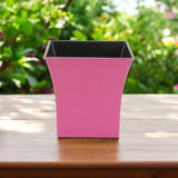 7" Hot Pink Recycled Plastic Indoor Outdoor Novelty Pot Planter - Homeroots - Flyclothing LLC