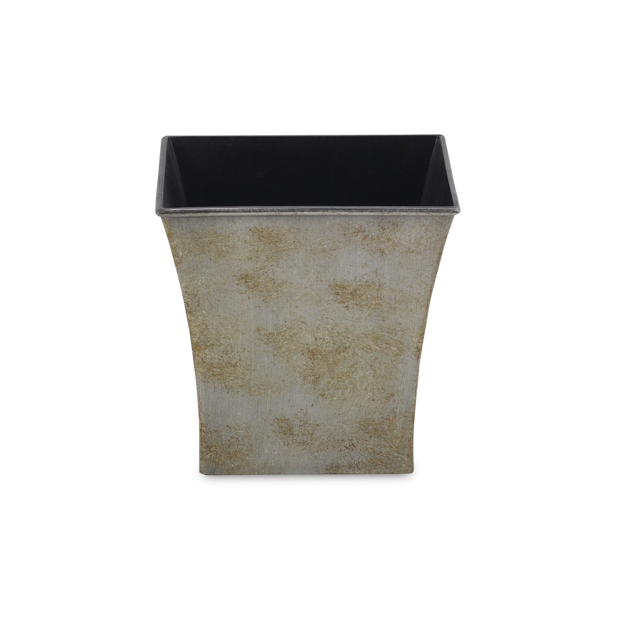 7" Gray Recycled Plastic Indoor Outdoor Square Pot Planter - Homeroots - Flyclothing LLC