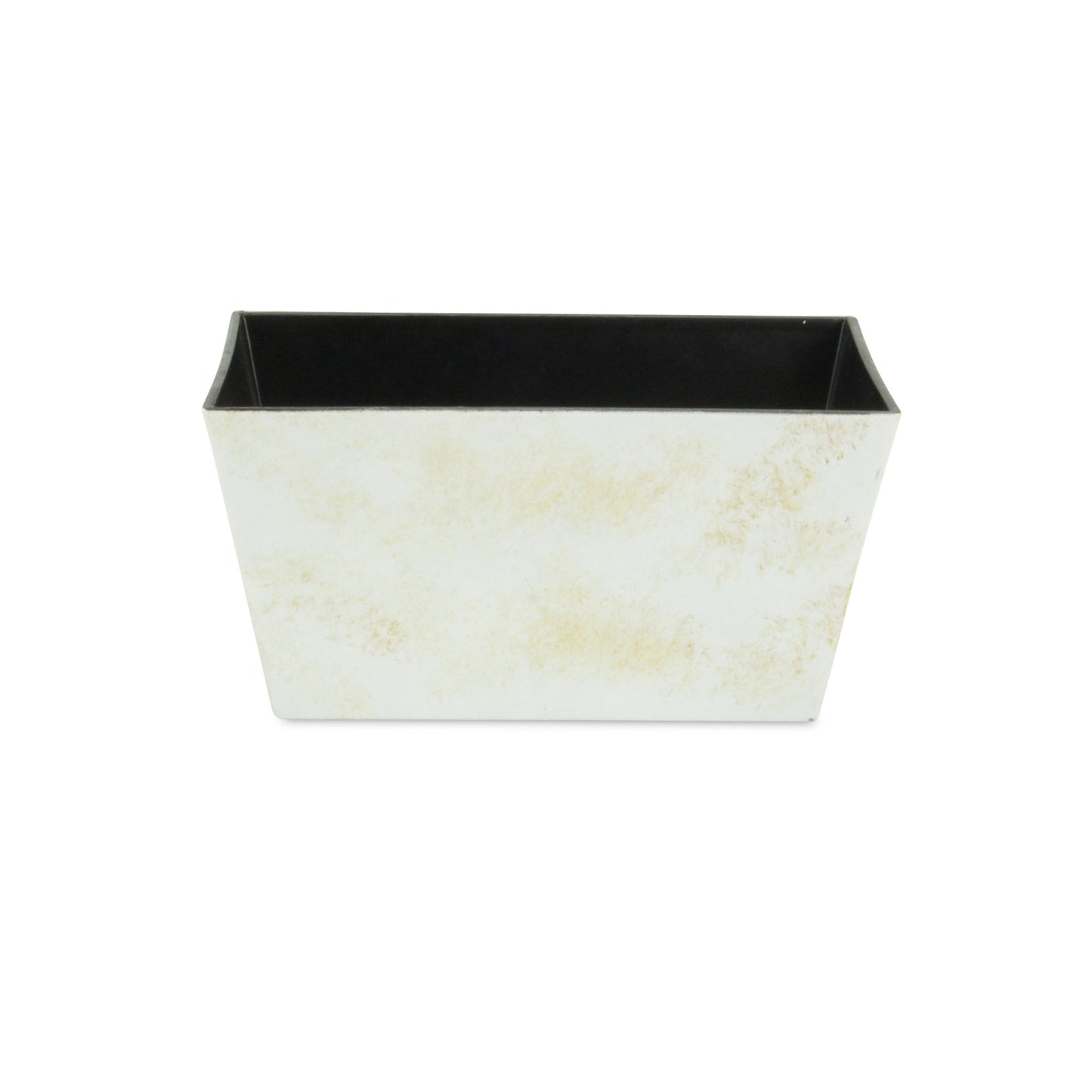8" Cream Recycled Plastic Indoor Outdoor Rectangular Planter Box - Homeroots - Flyclothing LLC