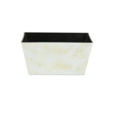 8" Cream Recycled Plastic Indoor Outdoor Rectangular Planter Box - Homeroots - Flyclothing LLC