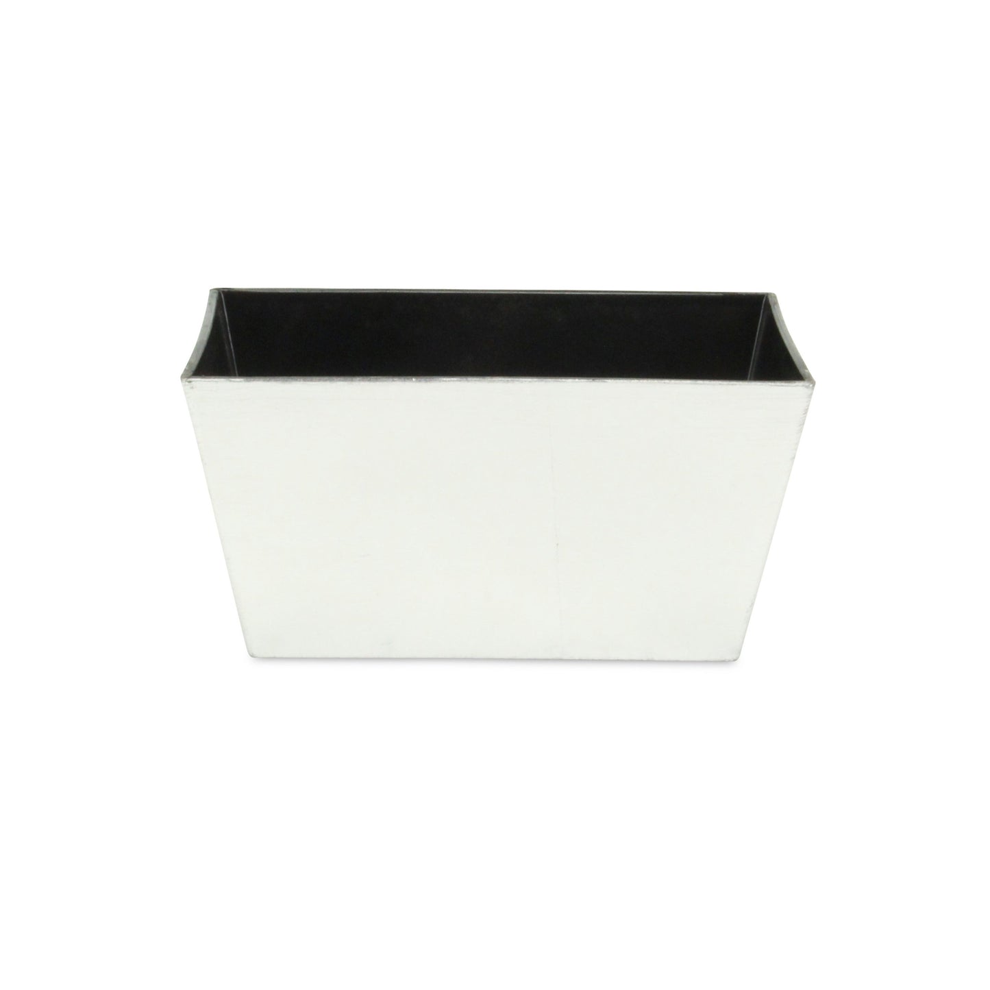 8" Silver Recycled Plastic Indoor Outdoor Rectangular Planter Box - Homeroots - Flyclothing LLC