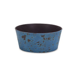 10" Blue Recycled Plastic Indoor Outdoor Round Pot Planter - Homeroots