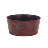 12" Red Recycled Plastic Indoor Outdoor Round Pot Planter - Homeroots - Flyclothing LLC