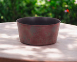 12" Red Recycled Plastic Indoor Outdoor Round Pot Planter - Homeroots - Flyclothing LLC