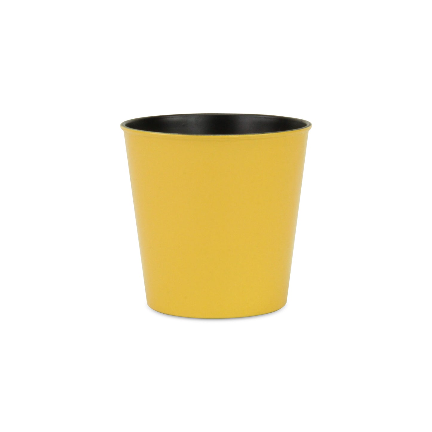 5" Yellow Recycled Plastic Indoor Outdoor Round Nursery Pot - Homeroots - Flyclothing LLC