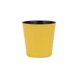 5" Yellow Recycled Plastic Indoor Outdoor Round Nursery Pot - Homeroots - Flyclothing LLC