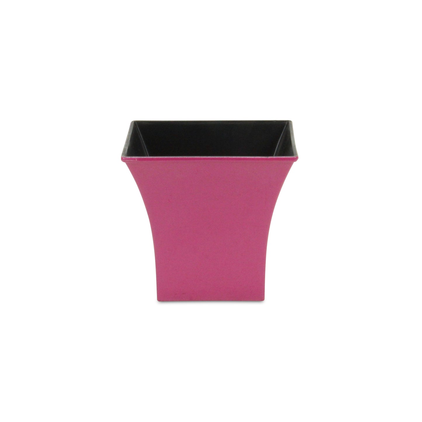 5" Hot Pink Recycled Plastic Indoor Outdoor Square Pot Planter - Homeroots - Flyclothing LLC