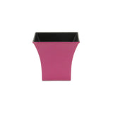 5" Hot Pink Recycled Plastic Indoor Outdoor Square Pot Planter - Homeroots - Flyclothing LLC