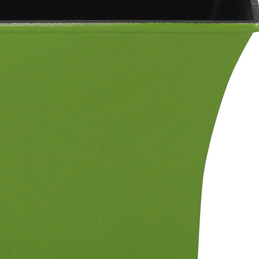 5" Lime Green Recycled Plastic Indoor Outdoor Novelty Nursery Pot - Homeroots - Flyclothing LLC