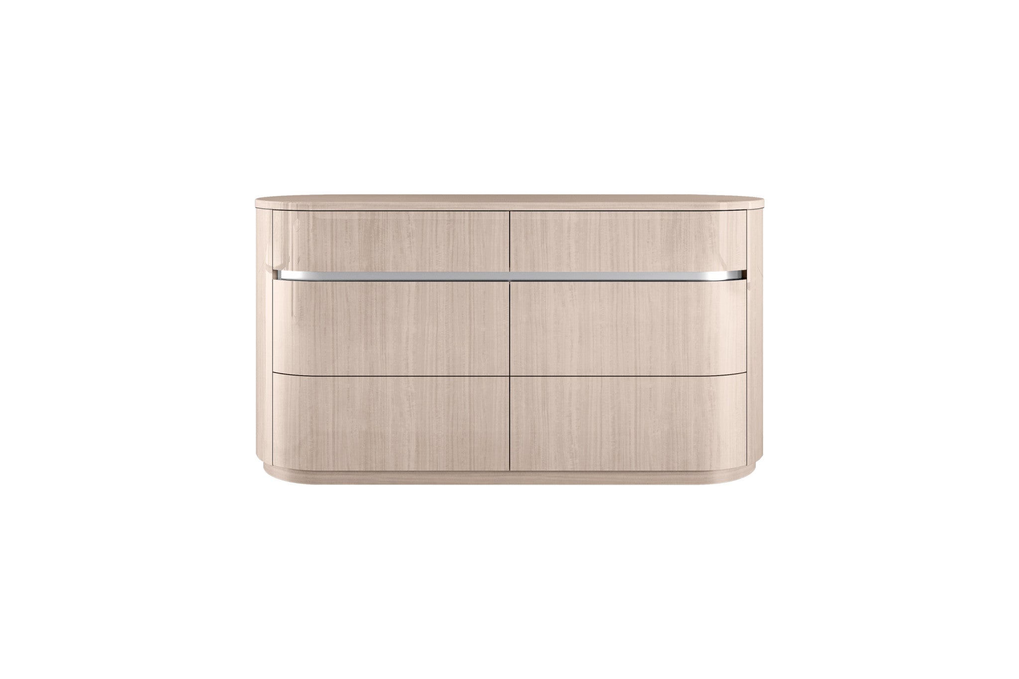 64" Beige Six Drawer Double Dresser - Homeroots - Flyclothing LLC