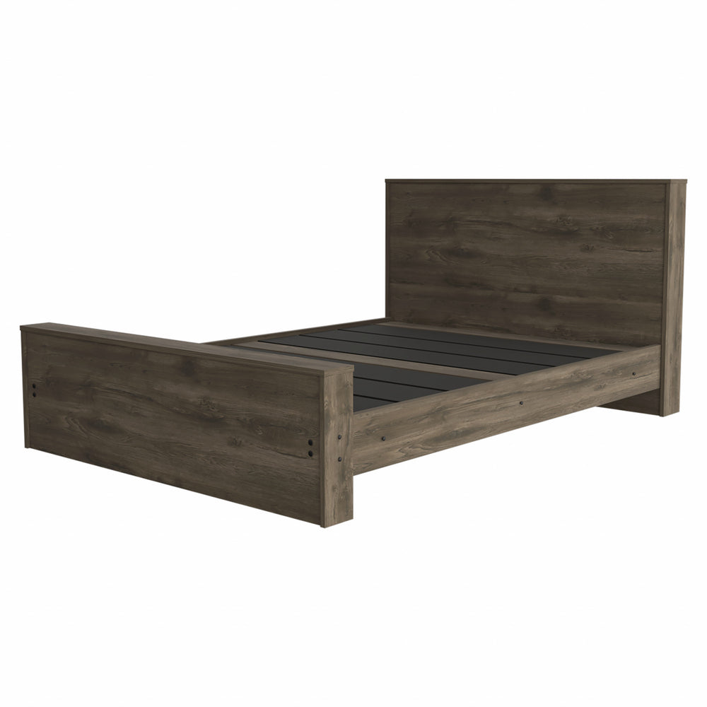 Full Dark Brown Bed - Homeroots