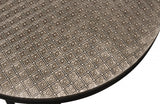 Set Of Three 19" Black And Silver Round Nested Tables - Homeroots - Flyclothing LLC