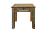 24" Brown Solid Wood Square End Table With Drawer - Homeroots - Flyclothing LLC