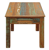 24" Brown Solid Wood Square End Table With Drawer - Homeroots - Flyclothing LLC