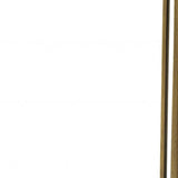 23" Gold And Black Marble And Iron Round End Table - Homeroots - Flyclothing LLC