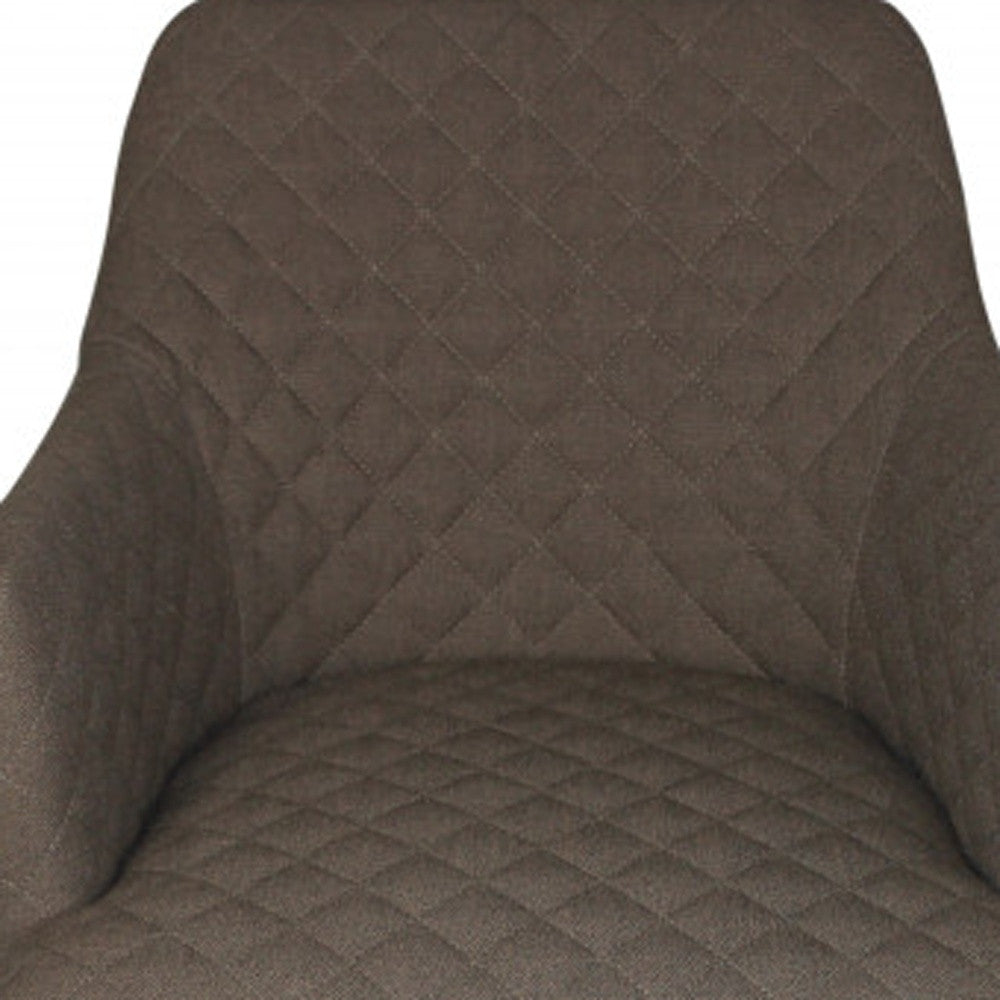 23" Gray Polyester Blend And Natural Solid Color Side Chair - Homeroots - Flyclothing LLC