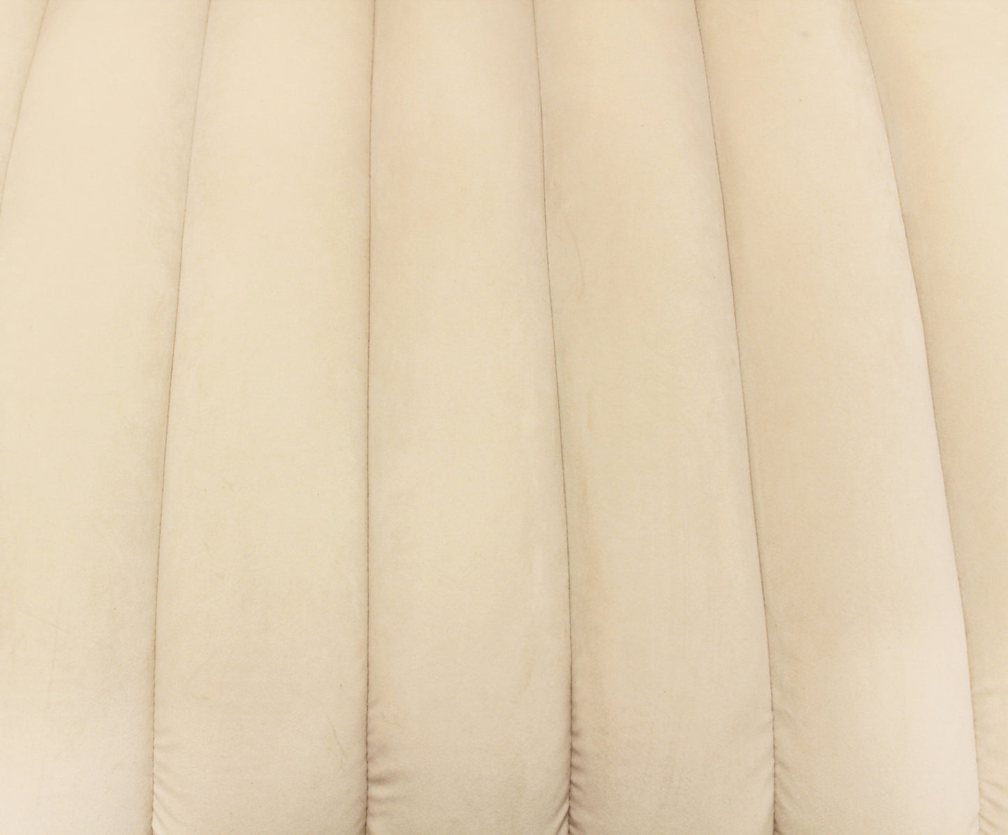 37" Ivory Velvet And Gold Solid Color Lounge Chair - Homeroots - Flyclothing LLC