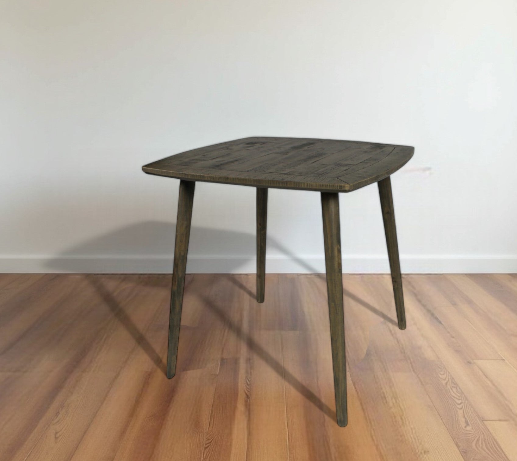 36" Brown Square Solid Wood Dining Table - Homeroots - Flyclothing LLC