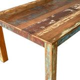 72" Brown Solid Wood Dining Table - Homeroots - Flyclothing LLC