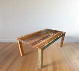 72" Brown Solid Wood Dining Table - Homeroots