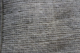 18" Gray Wool Cube Pouf Ottoman - Homeroots - Flyclothing LLC