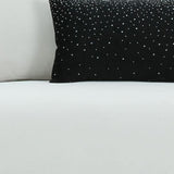 89" White Sofa And Toss Pillows With Silver Legs - Homeroots - Flyclothing LLC