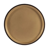 22" Black And Rosegold Solid Wood Round End Table - Homeroots - Flyclothing LLC