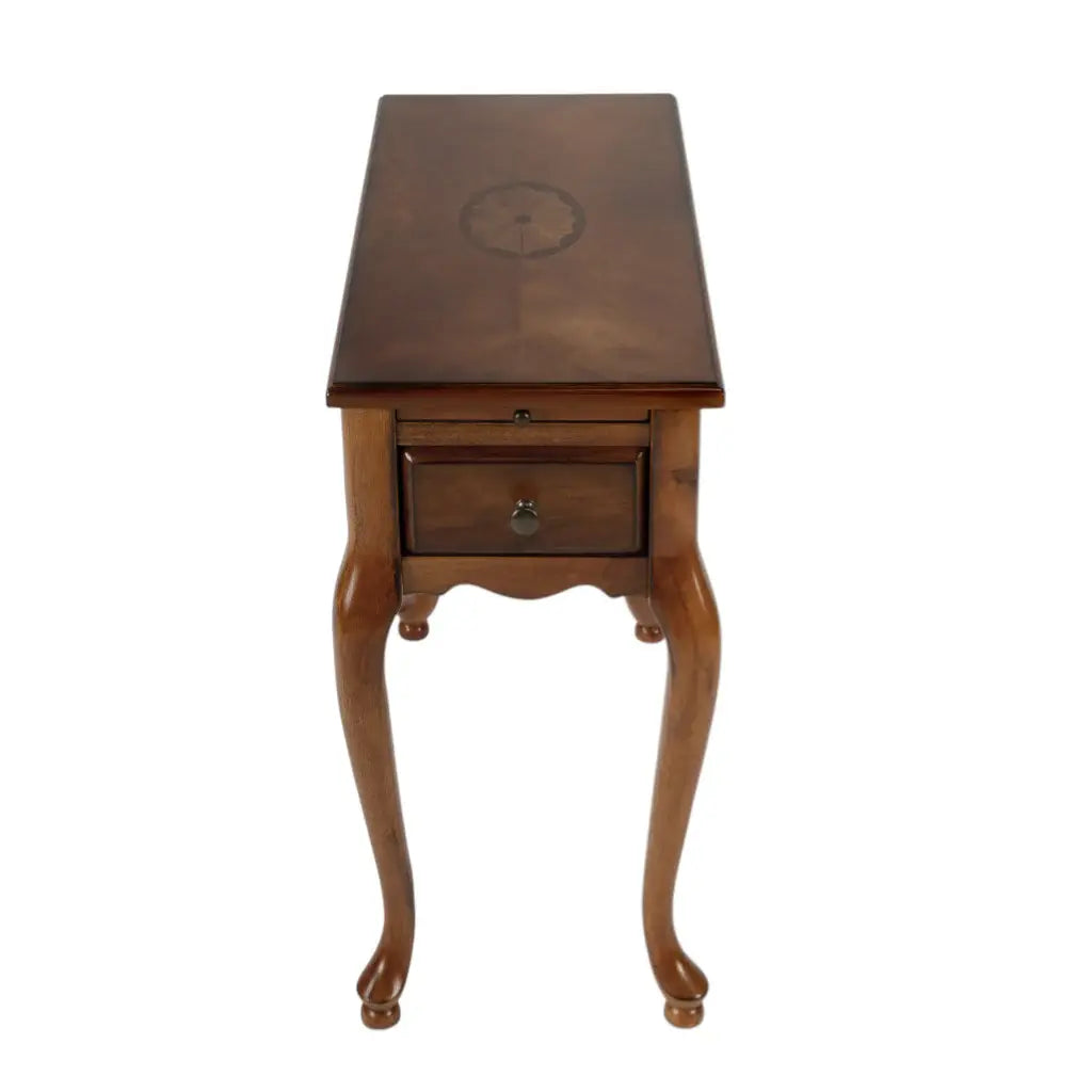 25" Brown Solid And Manufactured Wood Rectangular End Table With Drawer - Homeroots - Flyclothing LLC