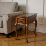 25" Brown Solid And Manufactured Wood Rectangular End Table With Drawer - Homeroots - Flyclothing LLC
