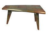 55" Copper Aluminum Writing Desk - Homeroots - Flyclothing LLC