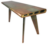 55" Copper Aluminum Writing Desk - Homeroots - Flyclothing LLC