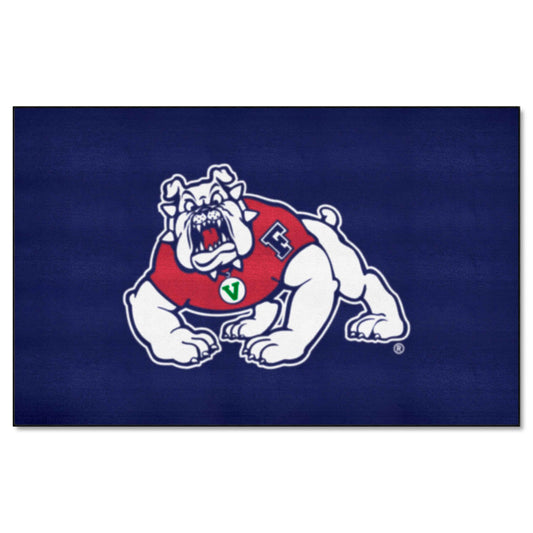 Fresno State Bulldogs Ulti-Mat Rug - 5ft. x 8ft., Navy - Fresno State
