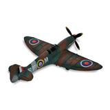 6" Green Metal Hand Painted 1940 Green and Brown Spit Fire Model Airplane - Homeroots - Flyclothing LLC