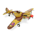 6" Yellow and Brown Metal Hand Painted 1941's P-40 Fighter Model Airplane - Homeroots - Flyclothing LLC