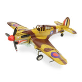 6" Yellow and Brown Metal Hand Painted 1941's P-40 Fighter Model Airplane - Homeroots - Flyclothing LLC