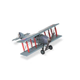 5" Red and Gray Metal Hand Painted 1916 Gray Bristol F28 Fighter Plane Model Airplane - Homeroots - Flyclothing LLC