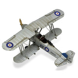 5" Blue and Gray Metal Hand Painted Model Airplane - Homeroots - Flyclothing LLC
